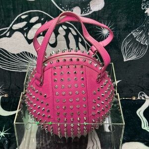 Spiked Mini Tifosa Sphere Crossbody 8”
